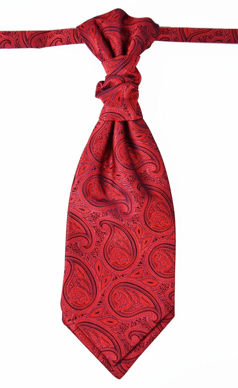 American Beauty Red Paisley Tuxedo Vest Set