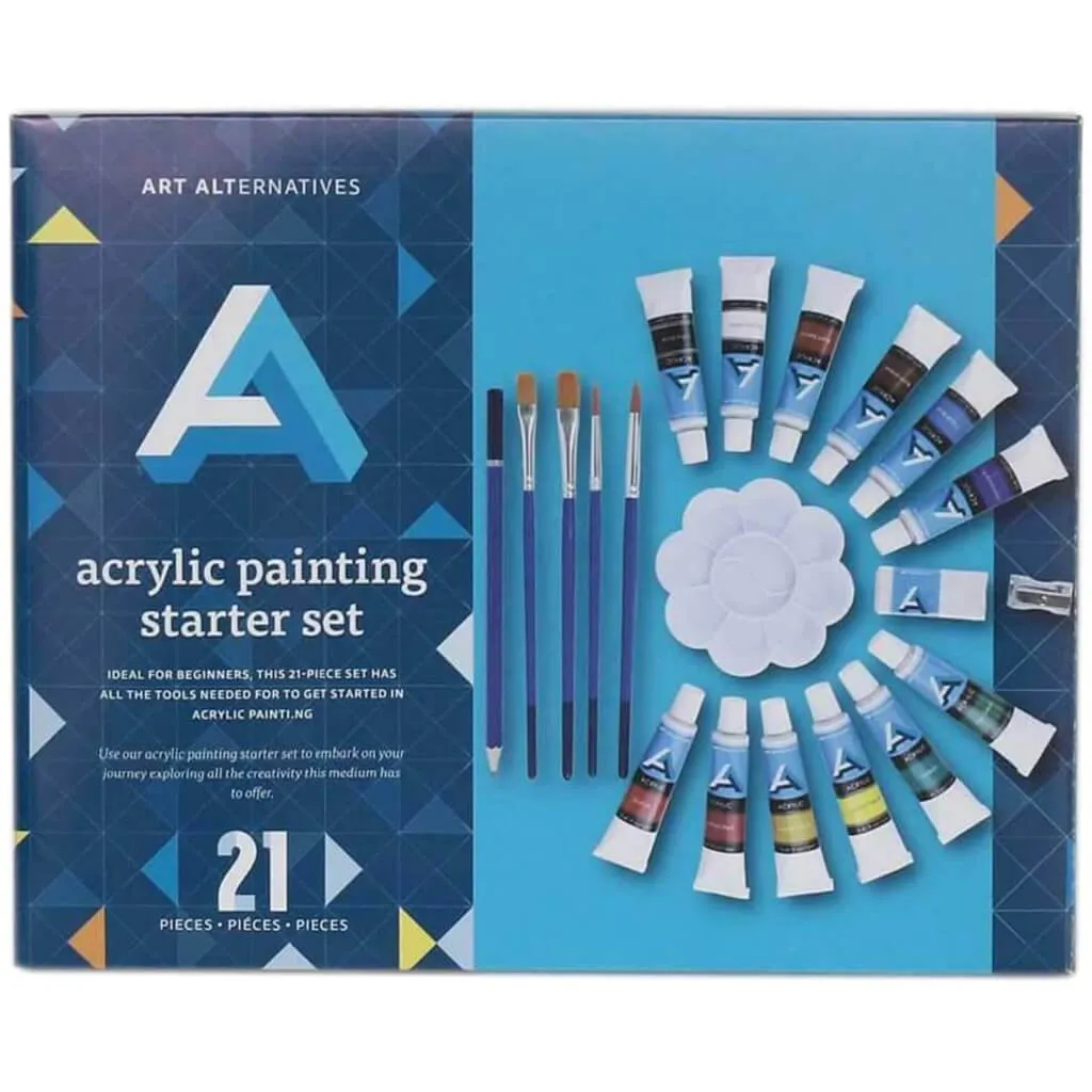 Art AlternativesAcrylic Painting Starter Set 21pcs