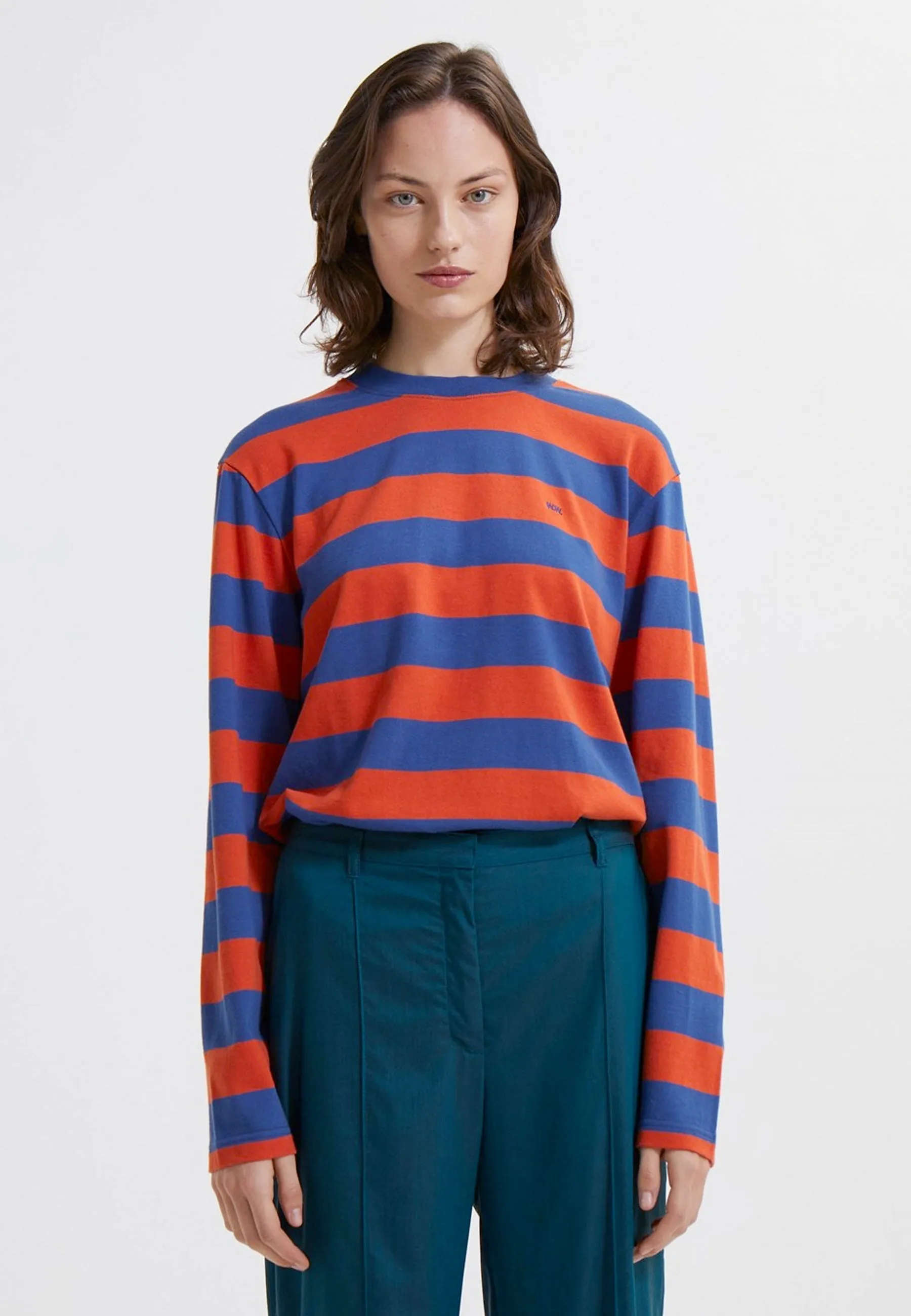 Astrid Stripe Long Sleeve - azure blue