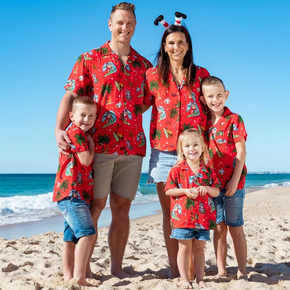 Aussie Christmas Red - Mens Festive Shirt & Shorts