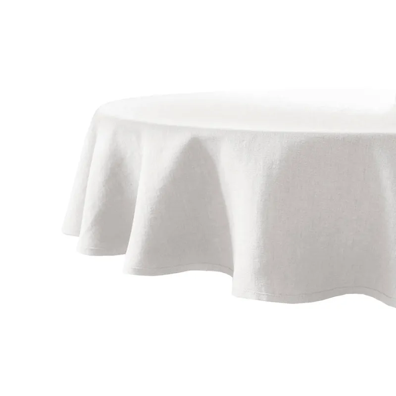 Bambury Linen Ivory Round Tablecloth