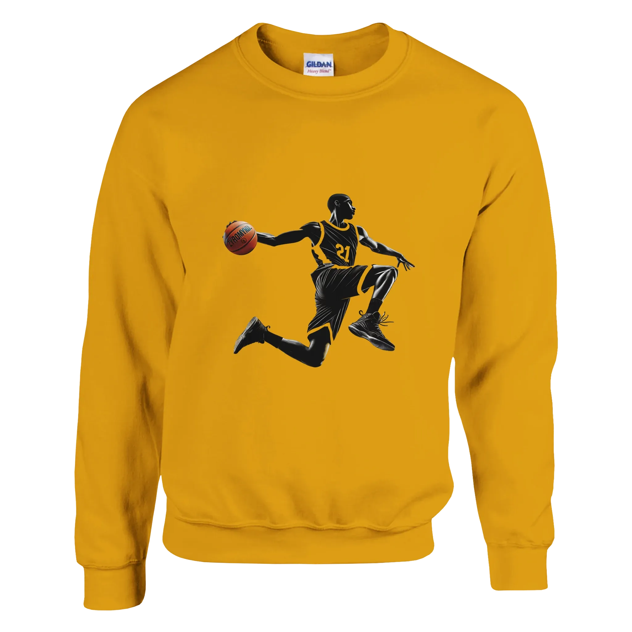 Basketball Player Mid-Air - Classic Unisex Crewneck Sweatshirt | Gildan® 18000