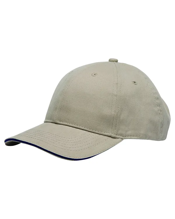 Bayside 3621 USA Made Structured Brush Cap