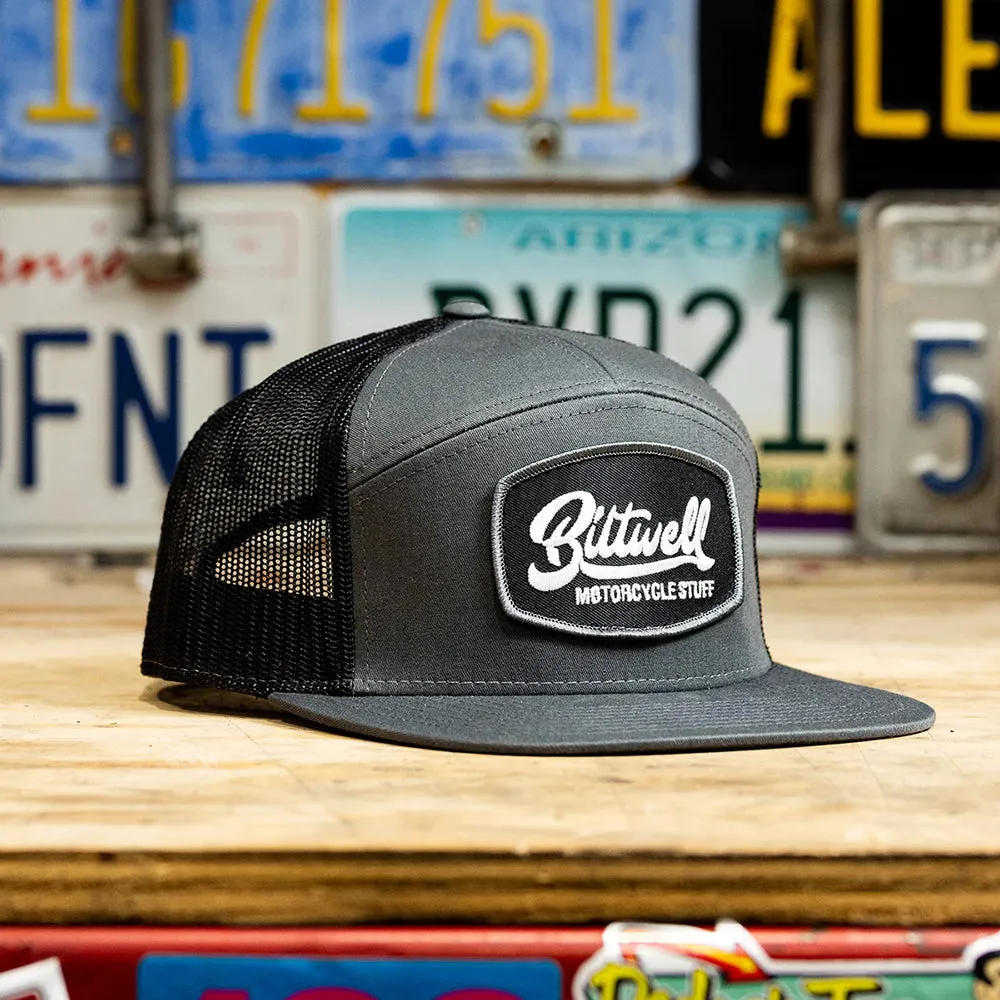 BILTWELL RIDGECREST SNAP BACK HAT [GREY/BLACK]