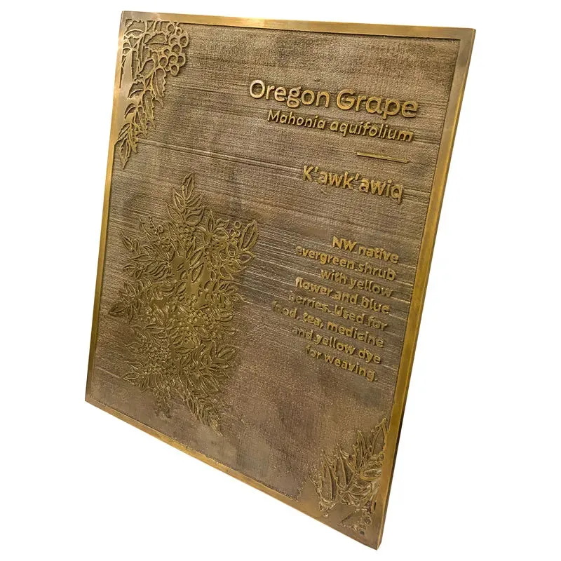 Brass Designer Plaque Plate BLP01