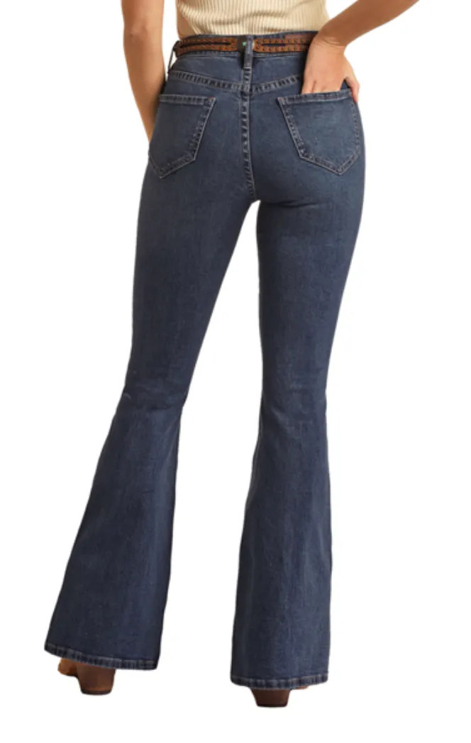 BW6HD04026 - Rock&Roll Denim Women's High Rise Flare