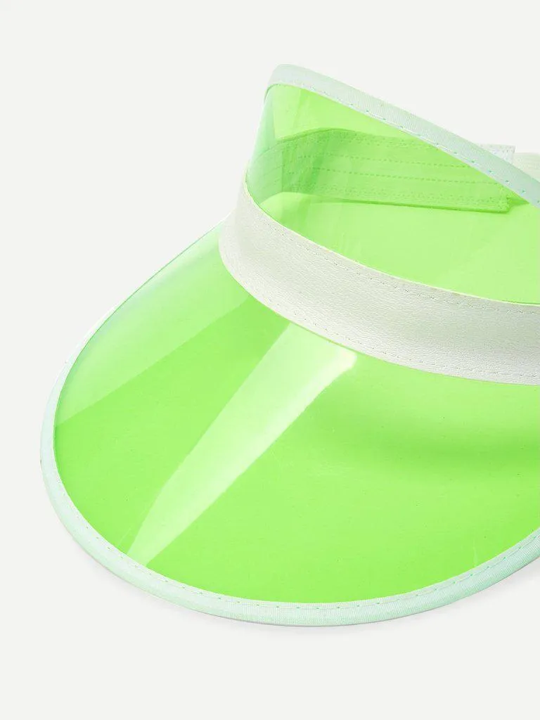 Clear Brim Visor Hat