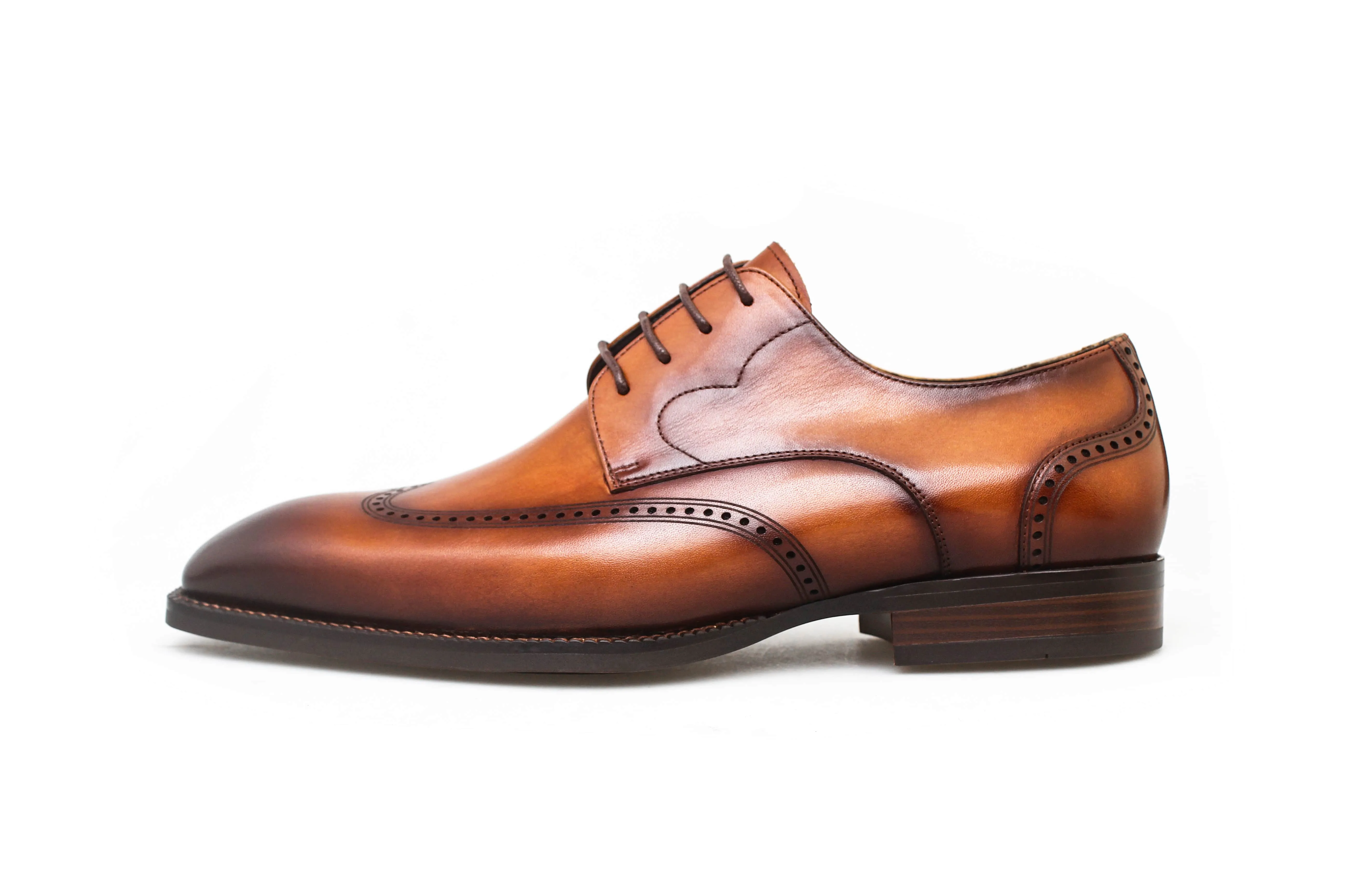 Cognac Classic Brogue Derby