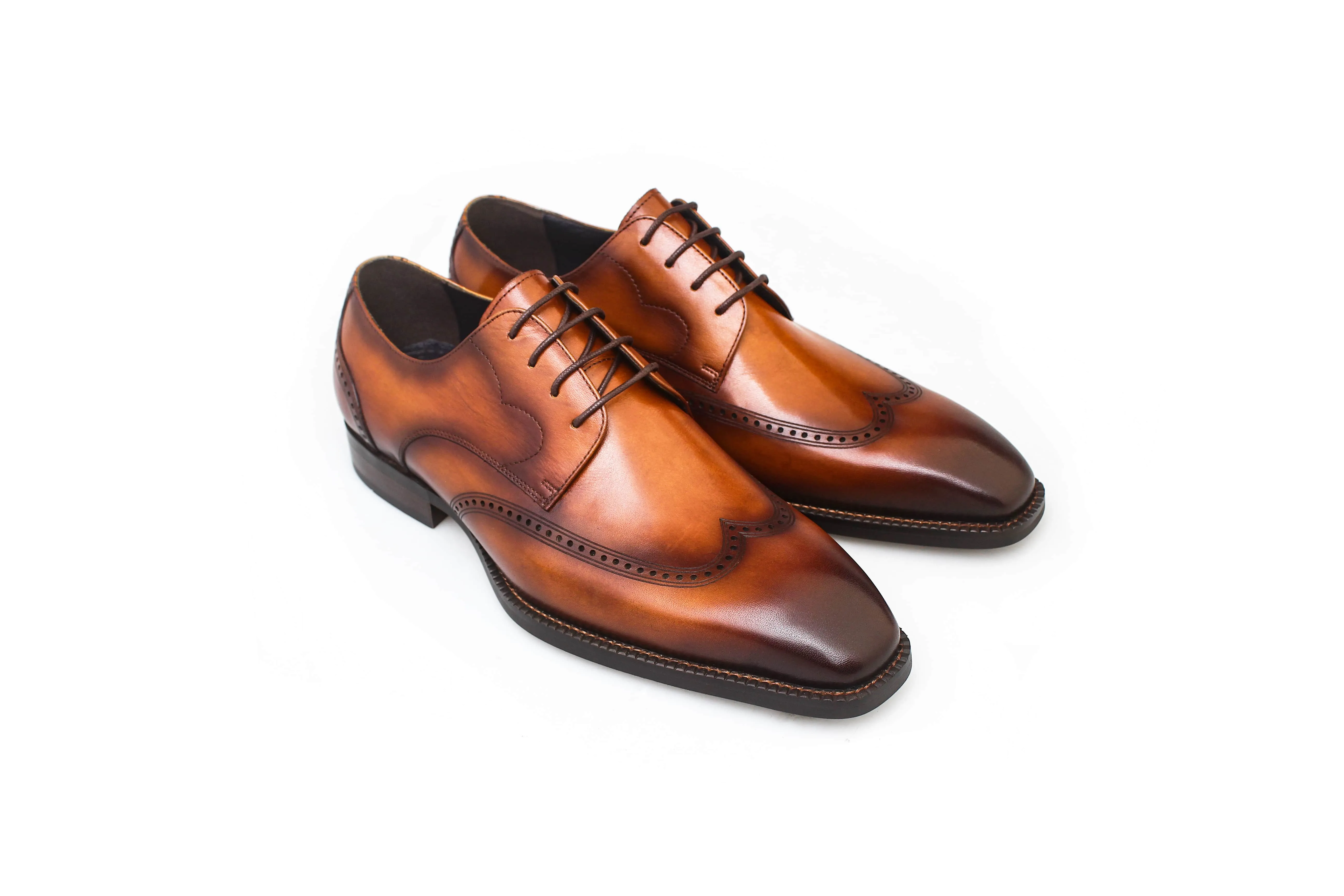 Cognac Classic Brogue Derby