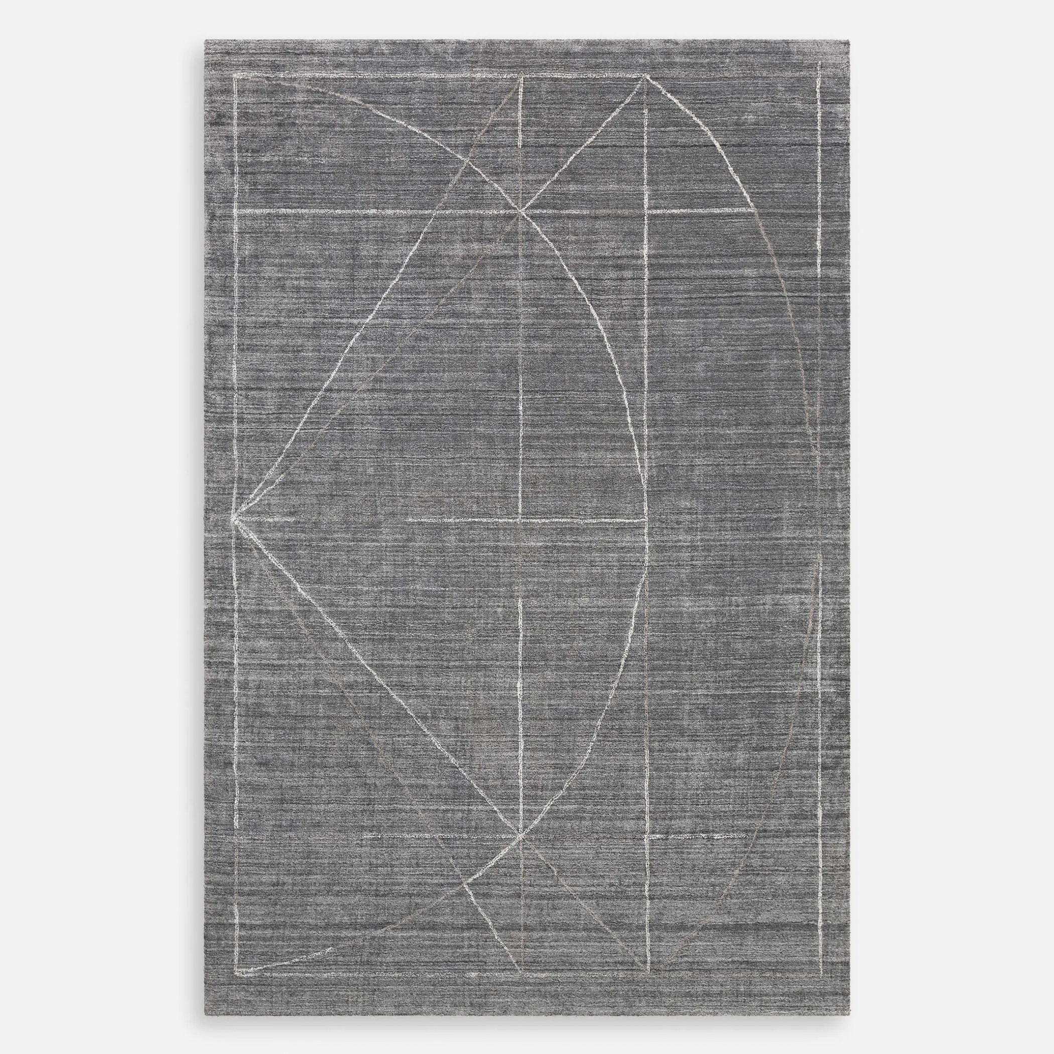 Costilla Modern Gray 9 X 13 Rug