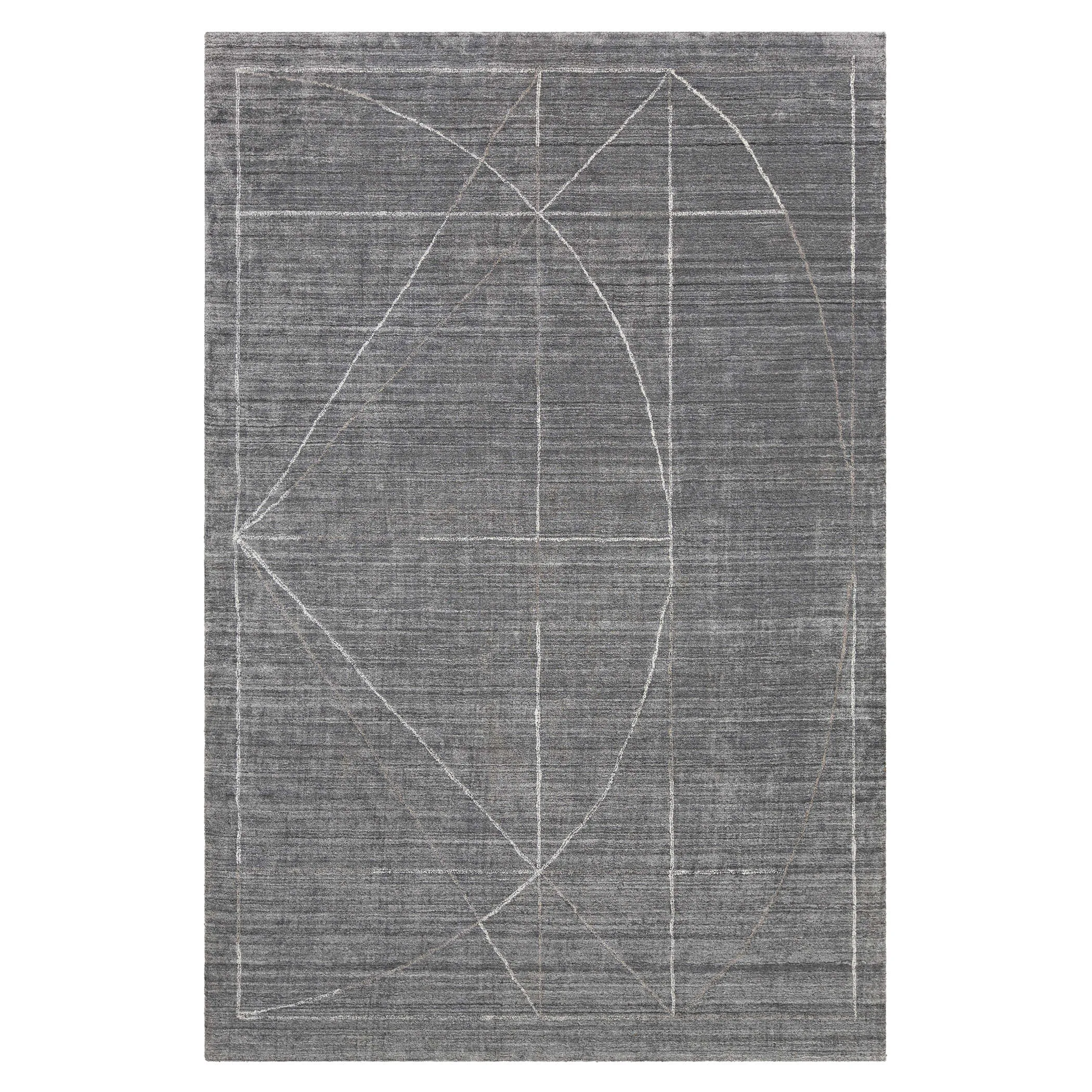 Costilla Modern Gray 9 X 13 Rug