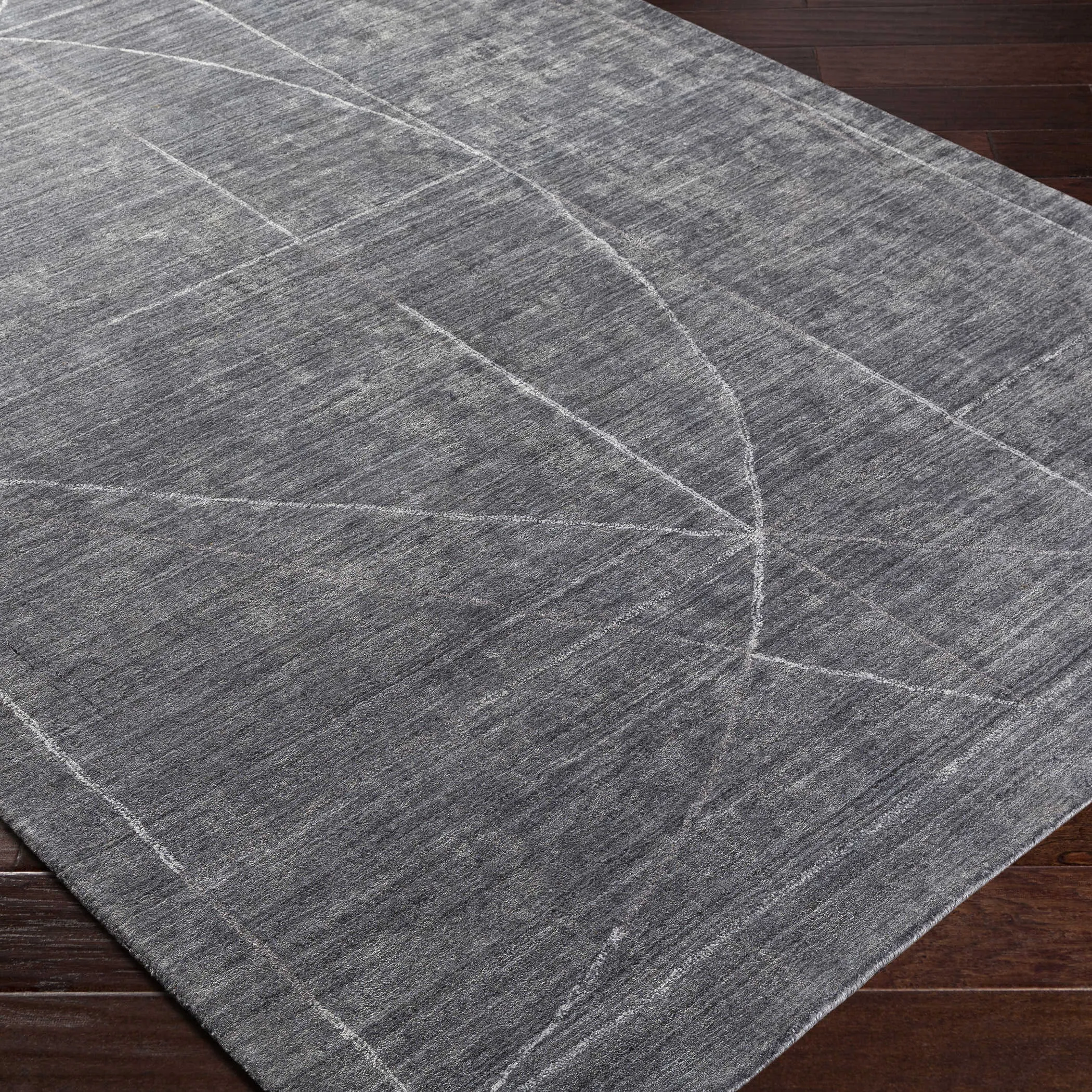 Costilla Modern Gray 9 X 13 Rug