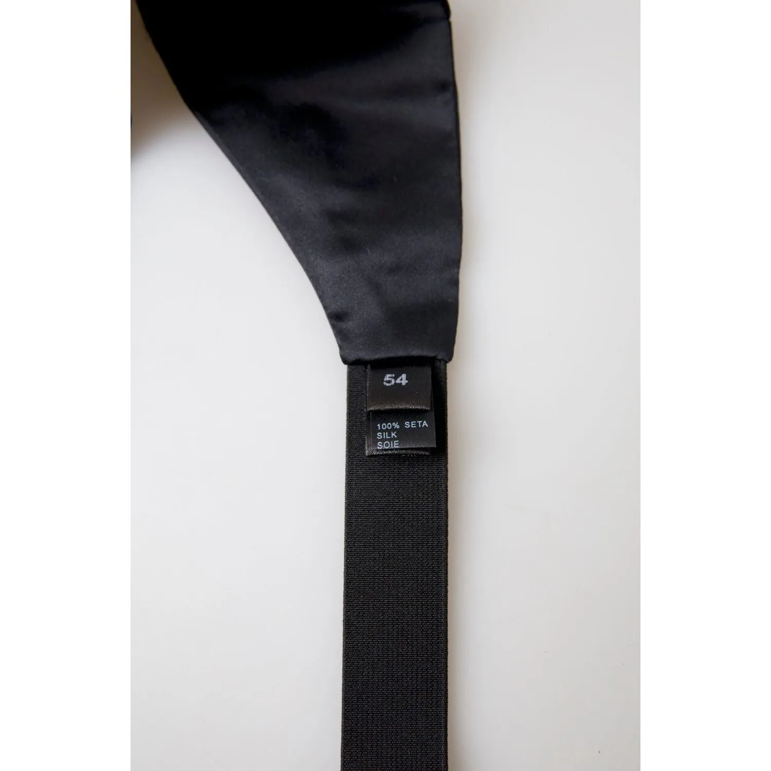 Dolce & Gabbana Elegant Black Silk Cummerbund