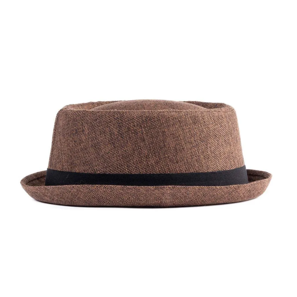 Doyle Straw Pork Pie Hat