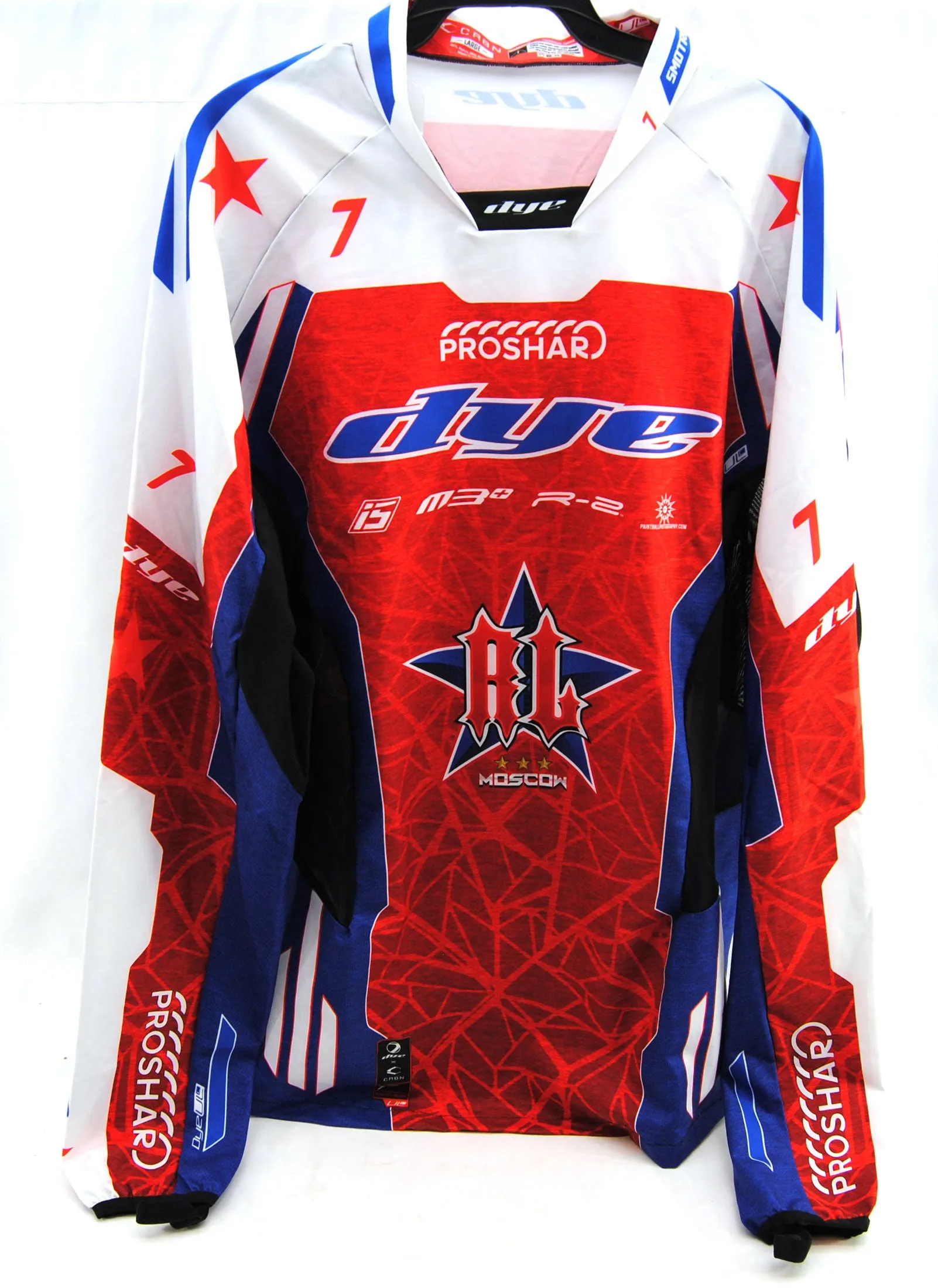 Dye / CRBN UL-C Jersey - Russian Legion Smotrov #7 Red/White