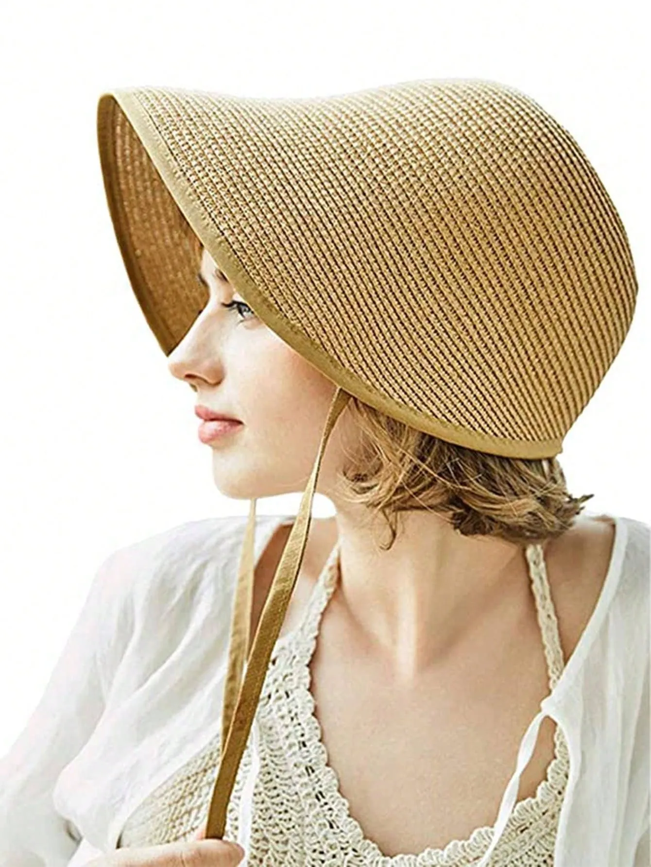 Elegant Straw Regency Bonnets Hats For Women Party Sun Hats Bow Beach Cap Big Wide Brim Cloche Hat Fedora Chapeau Femme