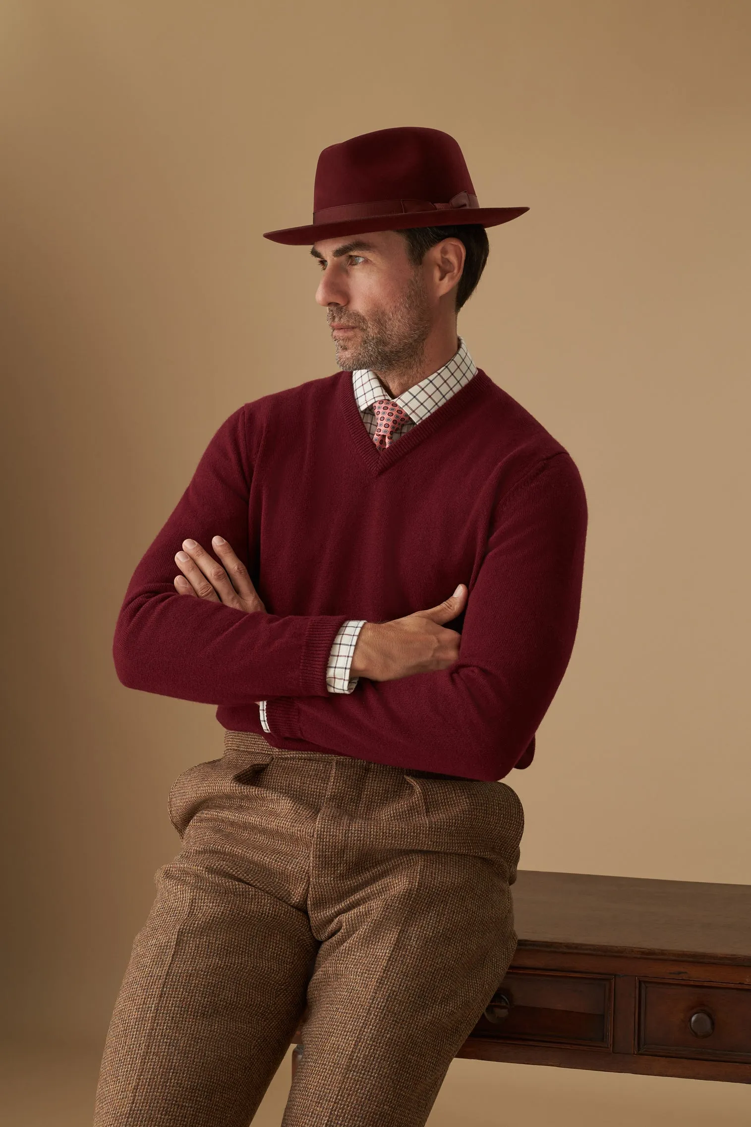 Fairbanks Burgundy Trilby