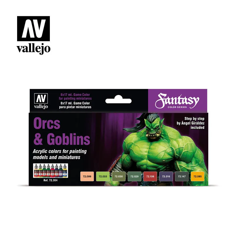 Fantasy Game Colour Set - Orcs & Goblins