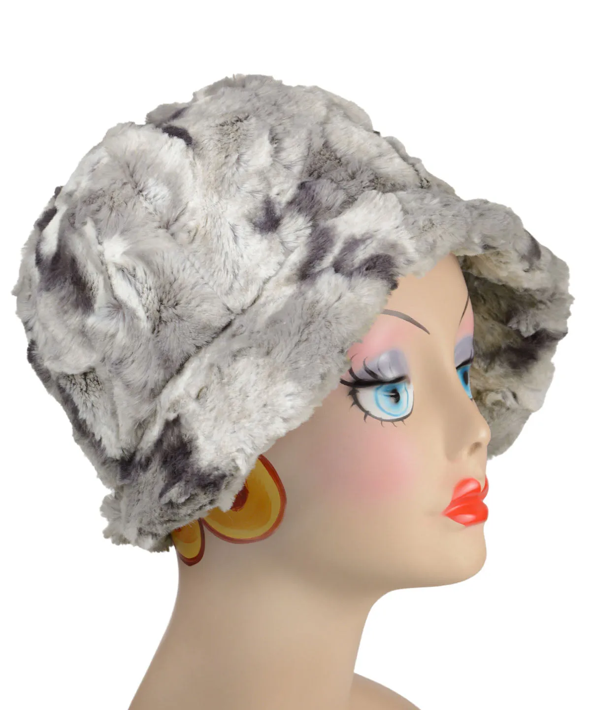 Grace Cloche Style Hat - Cascade Luxury Faux Furs