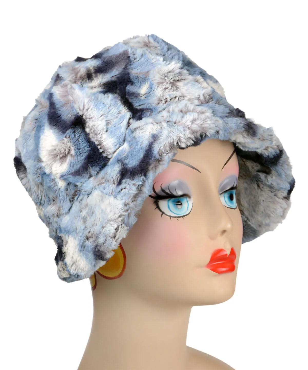 Grace Cloche Style Hat - Cascade Luxury Faux Furs