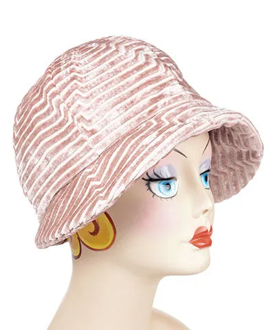 Grace Cloche Style Hat - Chenille in Cherry Blossom