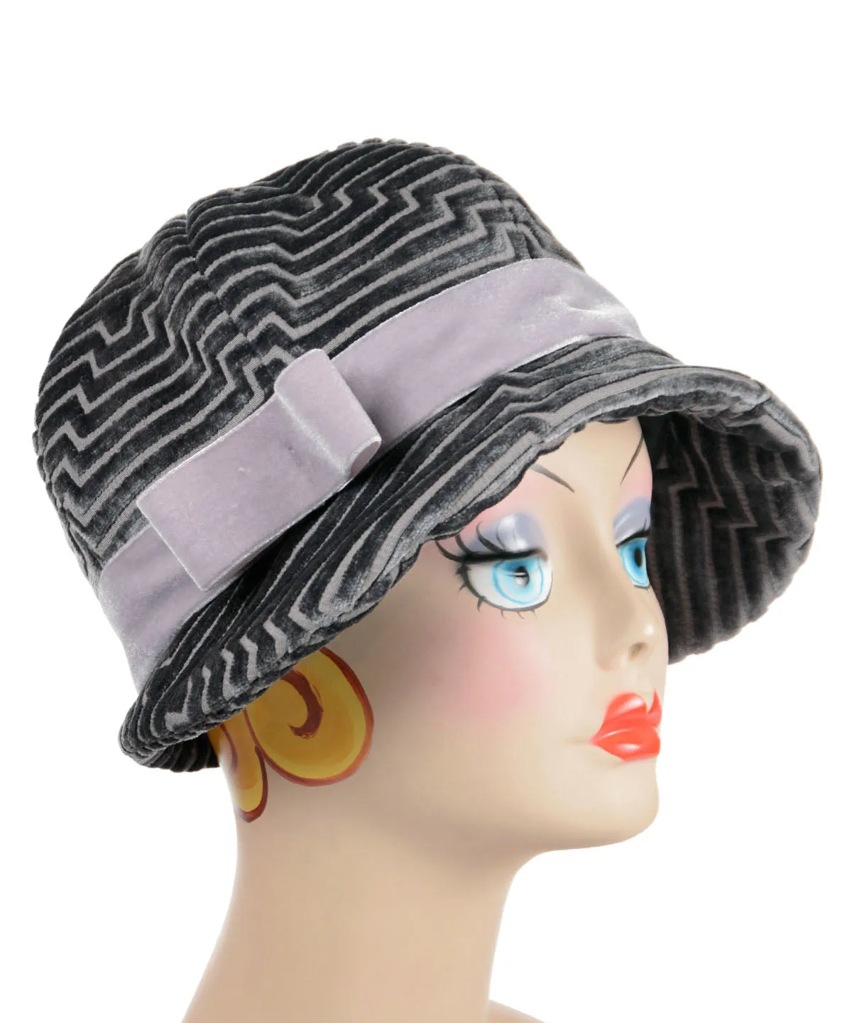 Grace Cloche Style Hat - Chenille in Zen Garden