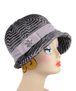 Grace Cloche Style Hat - Chenille in Zen Garden