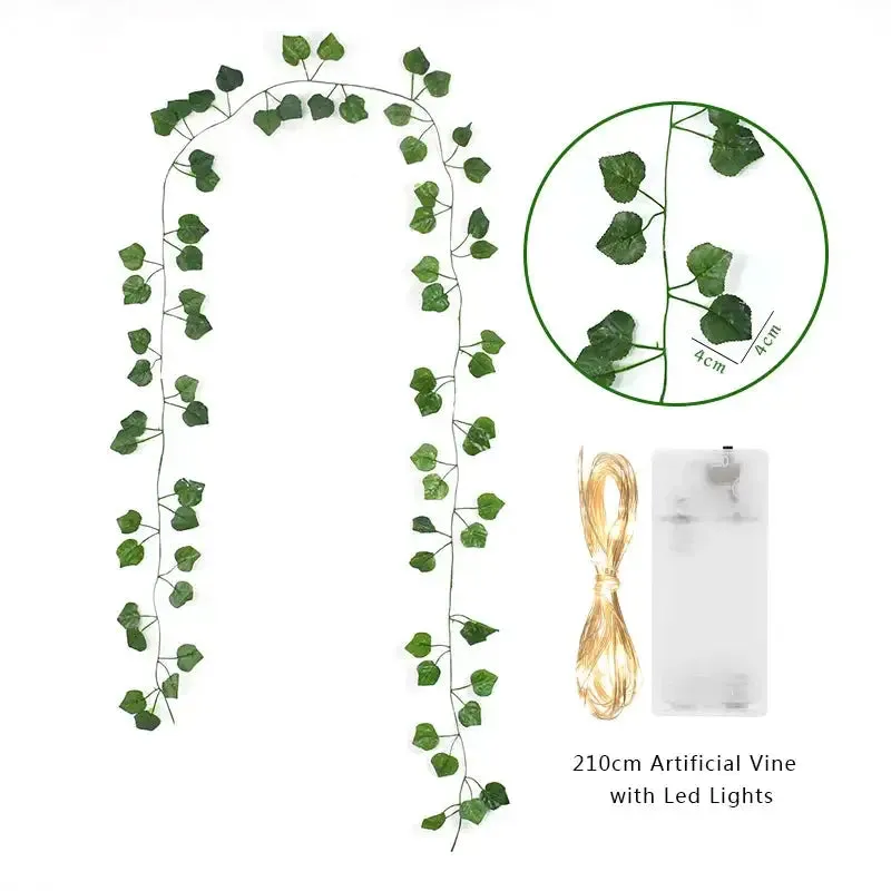 Green Leaf String Lights