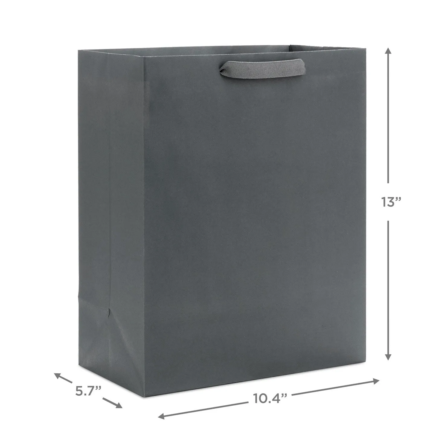 Hallmark 13'' Gray Large Gift Bag