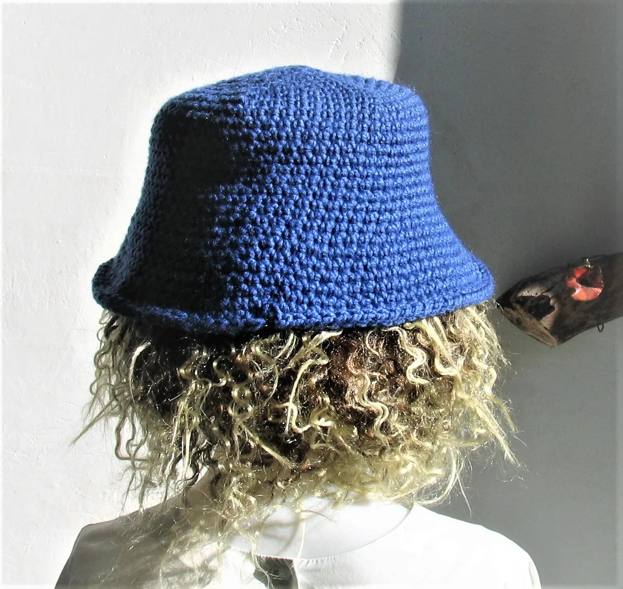 Handmade Crochet  Bucket hat for dreadlocks rochet Rustic Hat Bohemian Western Hat Boho Hippie Hipster Festival Hat Toddler Baby hat Ladies hat Japanese style chat