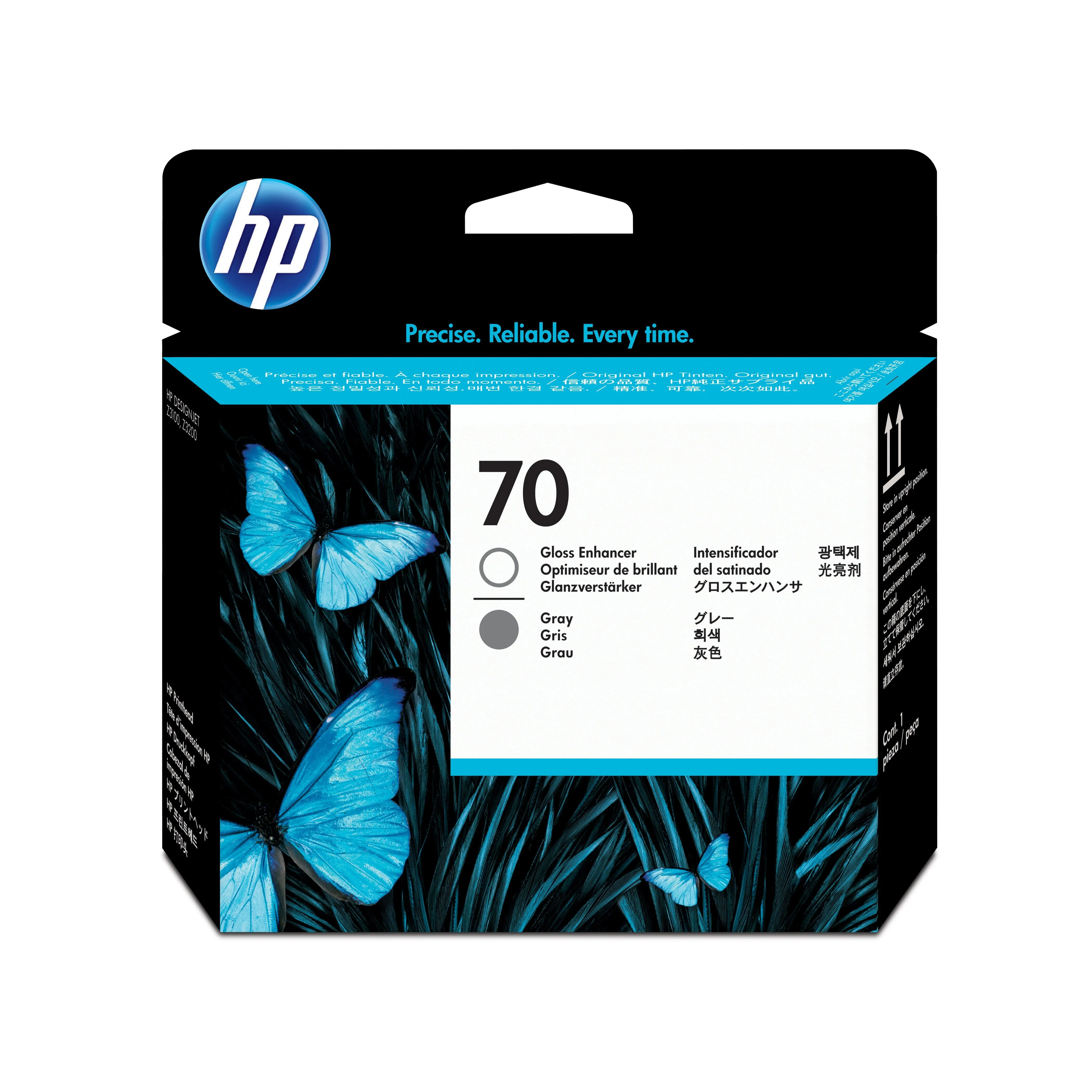 Hp 70 - Gray, Gloss Enhancer - Printhead