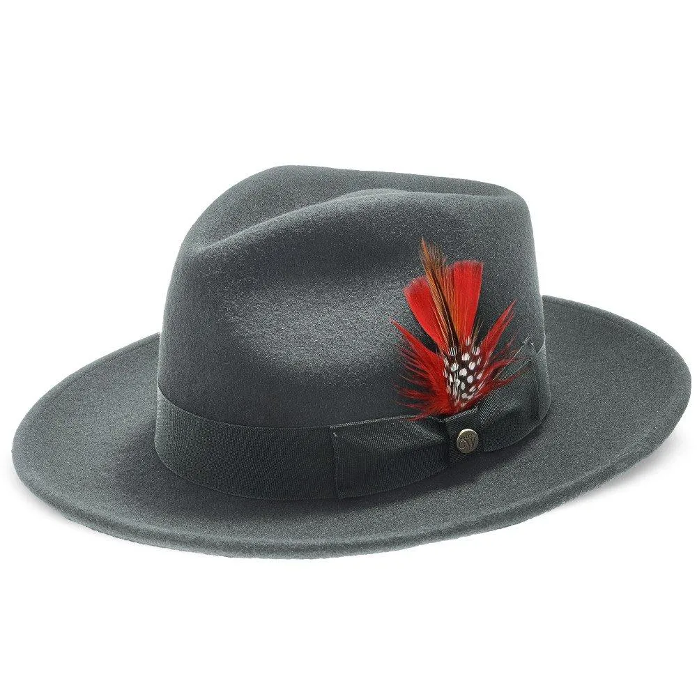 Imperial - Walrus Hats With Center Dent Wool Felt Fedora Hat