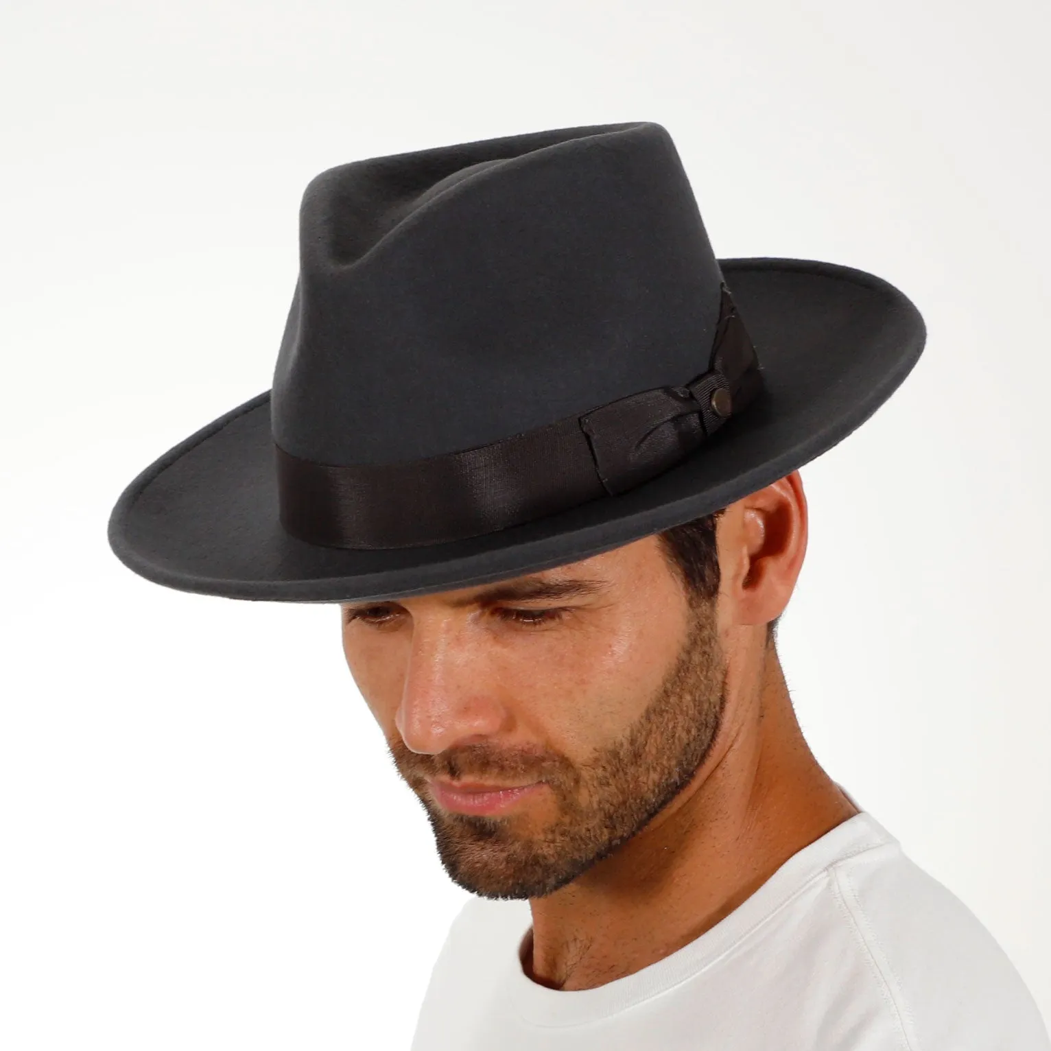 Imperial - Walrus Hats With Center Dent Wool Felt Fedora Hat