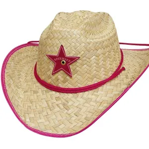 Kids Bullhide Palm Leaf Western Hat - Rodeo Party