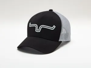 Kimes Ranch 110 Double Trac Trucker Hat - Black