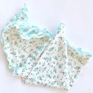 Ladies Cancer Mint Floral Night Day Headscarf