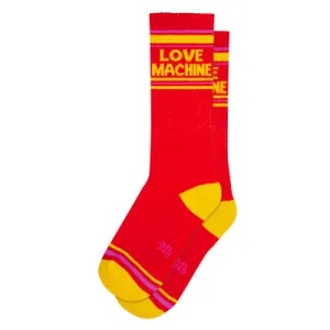 Love Machine Ribbed Gym Socks