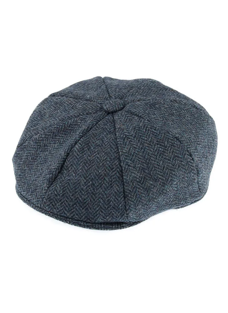 Men's Abraham Moon Herringbone Tweed Newsboy Cap