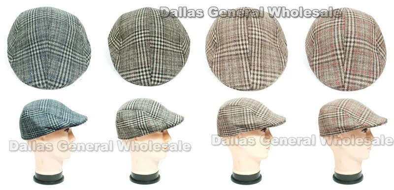 Men's Fashion Wool Newsboy Caps Wholesale