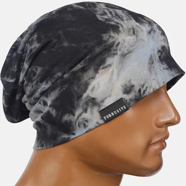 Mens Slouchy Beanie Hat Thin Skull Cap B404