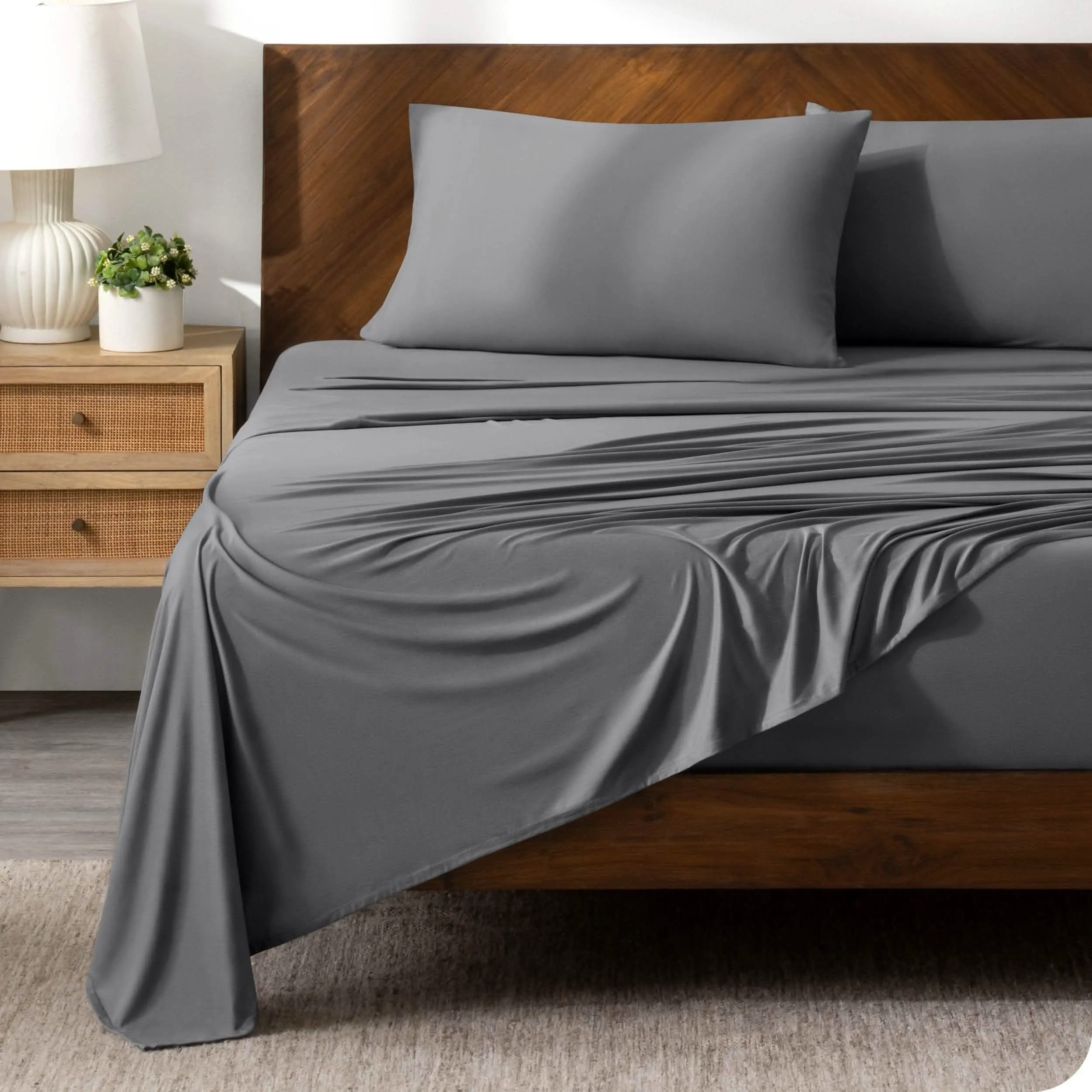 Microfiber Stretch Knit Sheet Set