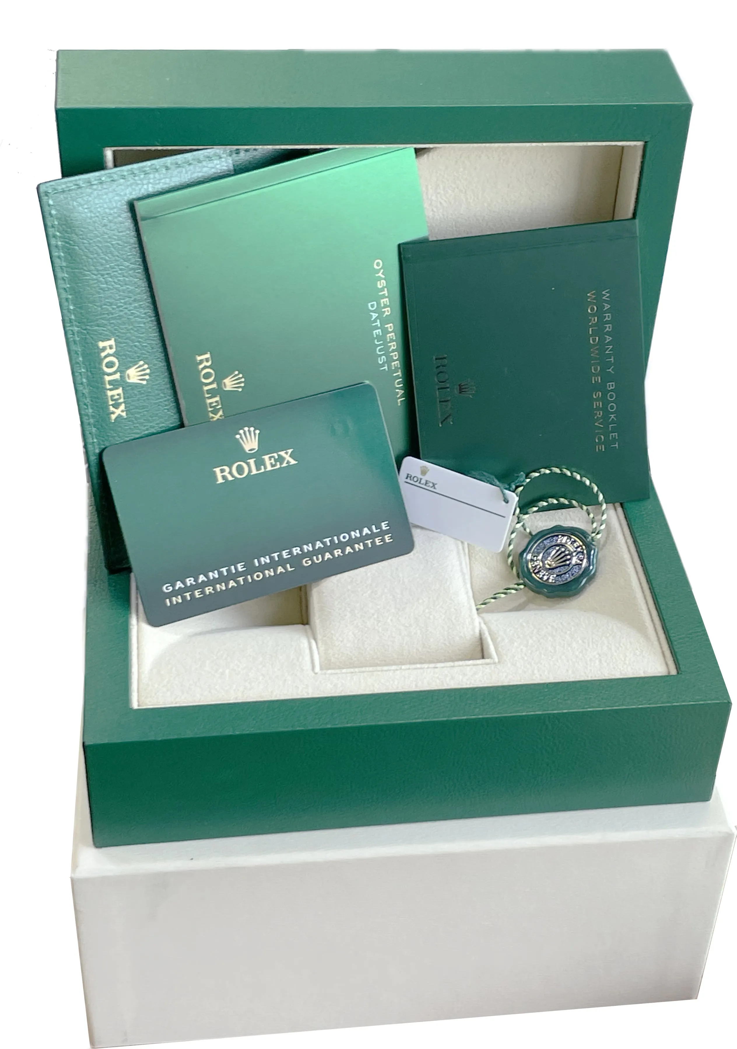 MINT 2022 PAPERS Rolex DateJust 41 Mint Green JUBILEE 41mm Watch 126334 B P