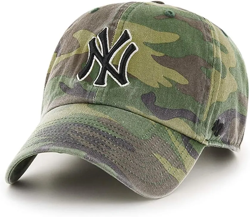 MLB New York Yankees Camo RGW Clean Up Cap