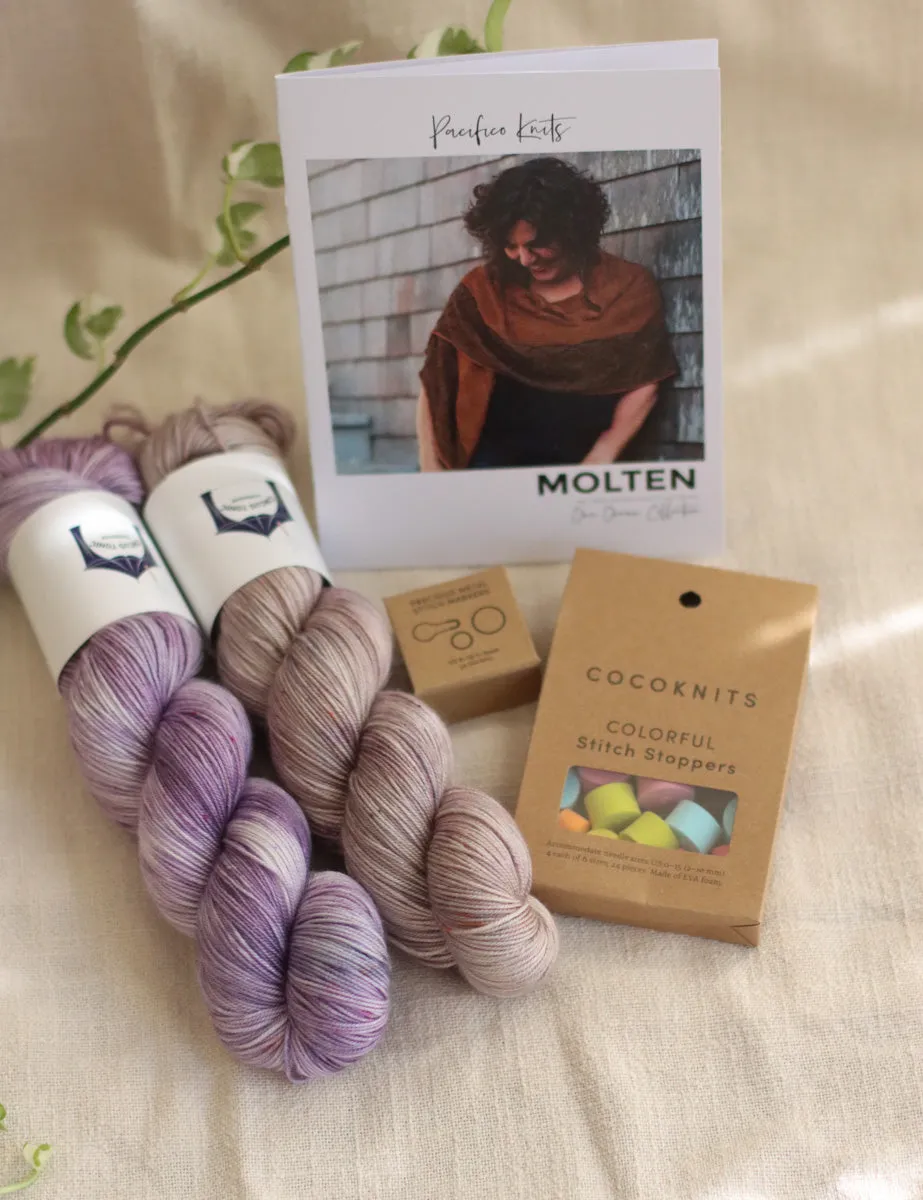 Molten Shawl Gift Set | Knitting Kit