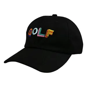 NEWBLOM Colorful Letters Golf Embroidered Adjustable Baseball Cap