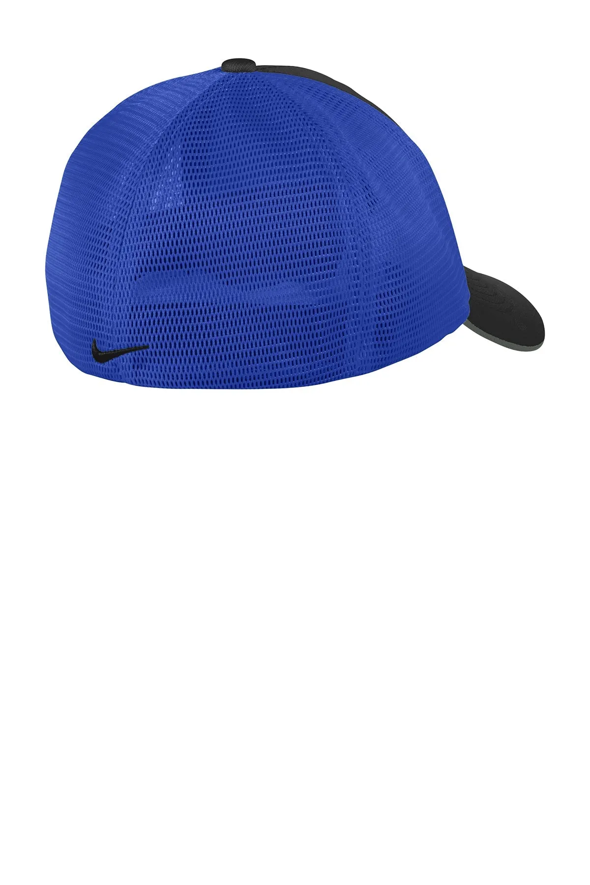 Nike DriFIT Mesh Back Custom Caps, Black/ Game Royal