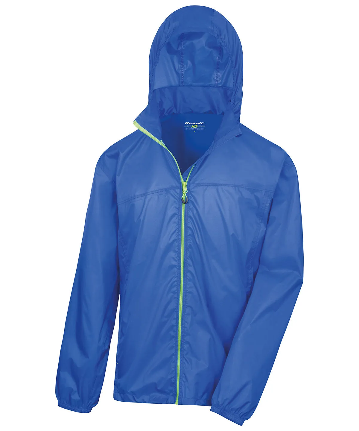 Royal/Lime - HDi quest lightweight stowable jacket