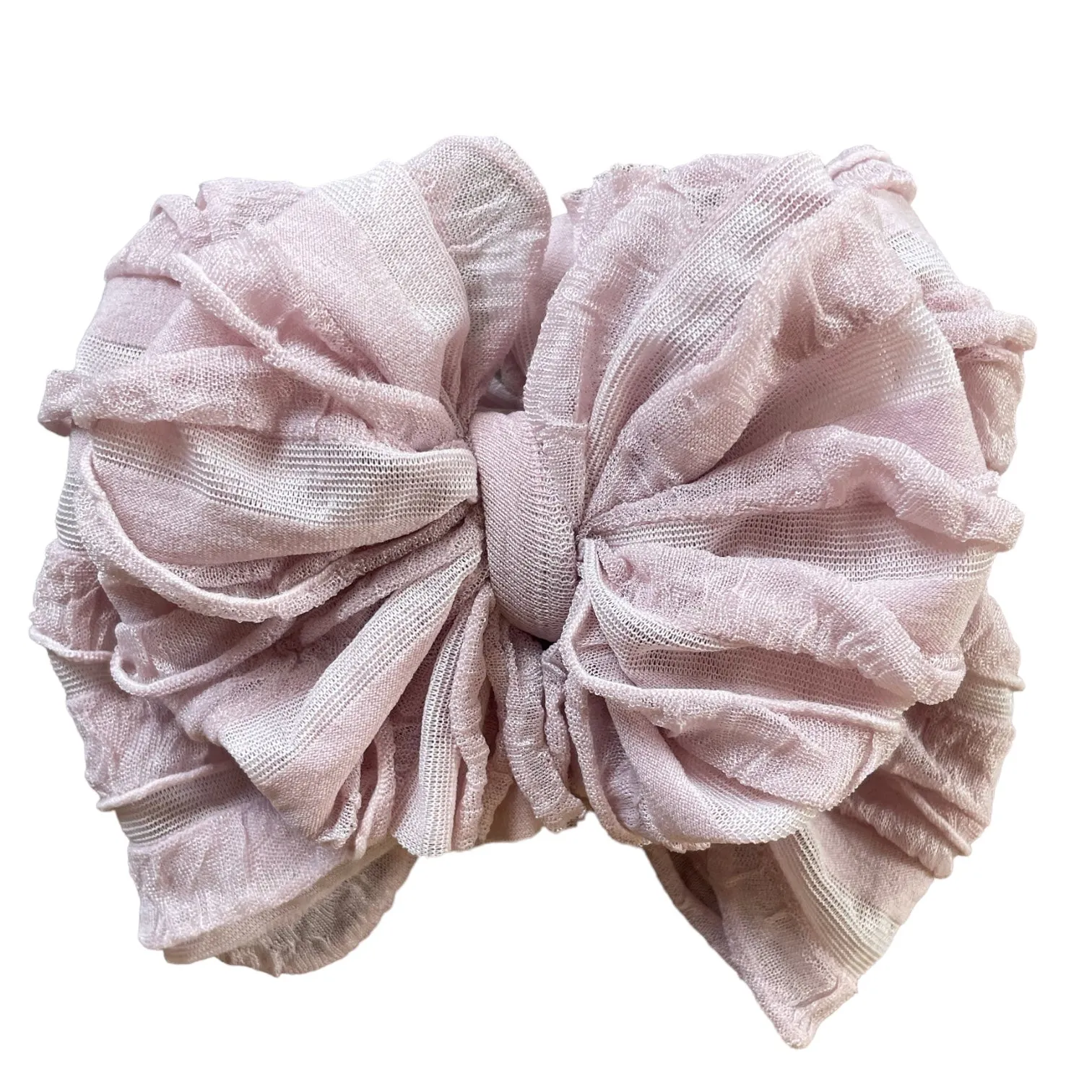 Ruffled Headband- Mauvelous