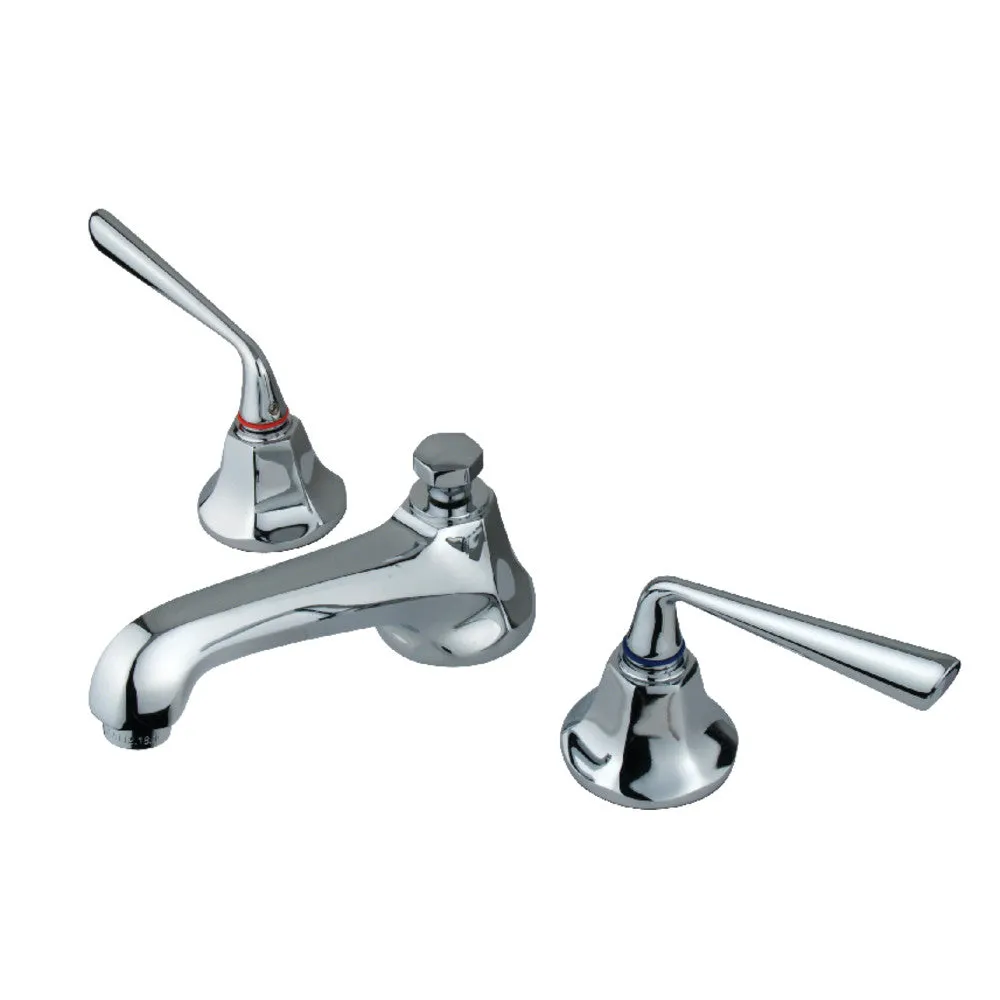 Silver Sage Widespread Bathroom Faucet, 8 Inch