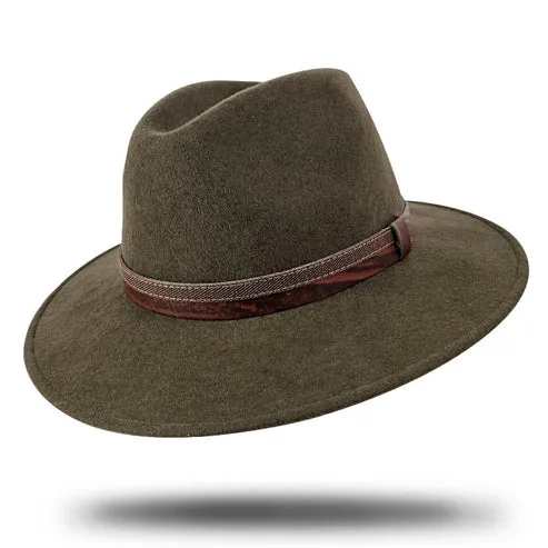 Stanton Hats Italian Wool Felt Fedora IT016